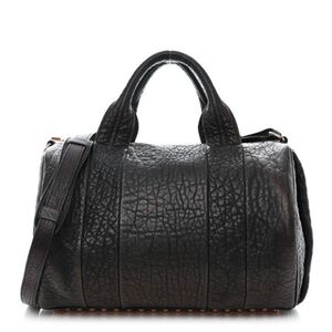 Alexander Wang Black Textured Shoulder Bag